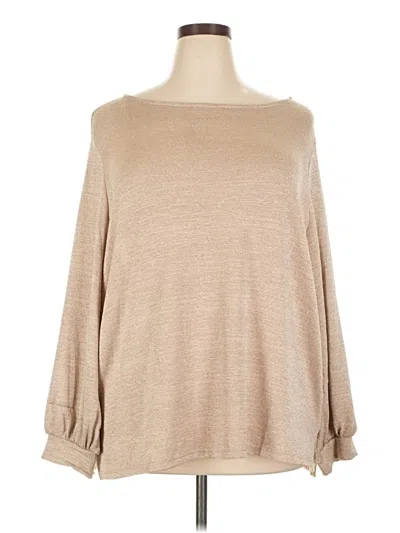 Ny Collection Pullover Sweater In Neutral