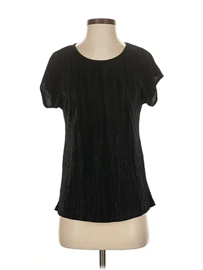 Pre-owned Ny Collection Short Sleeve T-shirt In Black