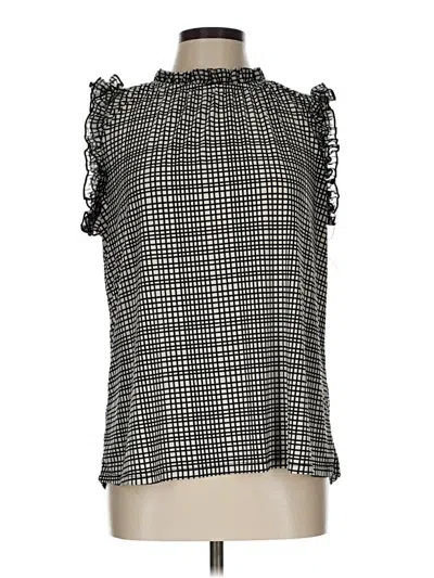 Pre-owned Ny Collection Sleeveless Blouse In Black