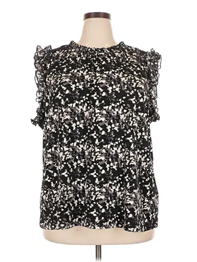 Pre-owned Ny Collection Sleeveless T-shirt In Black