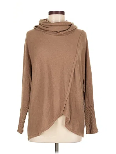 Pre-owned Ny Collection Turtleneck Sweater In Brown