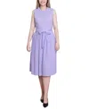 Ny Collection Women's Sleeveless Pleated Skirt Dress