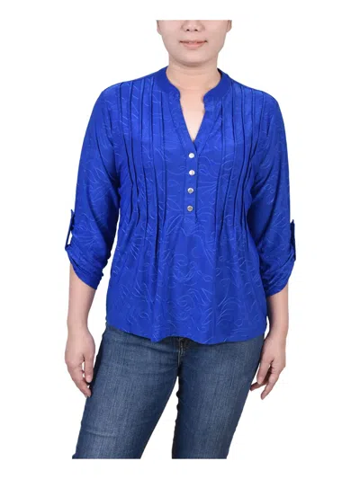 Ny Collection Womens Blouse In Multi