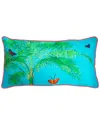 Nybg Butterfly Palm Indoor/outdoor Decorative Pillow In Multi