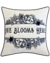Nybg New York Botanical Garden Love Blooms 20x20 Throw Pillow In Multi