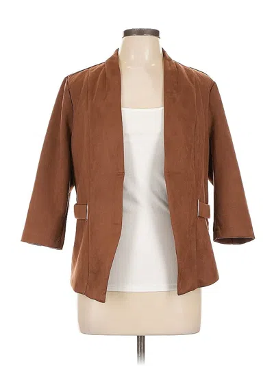 Pre-owned Nyc Alliance Blazer Jacket In Brown