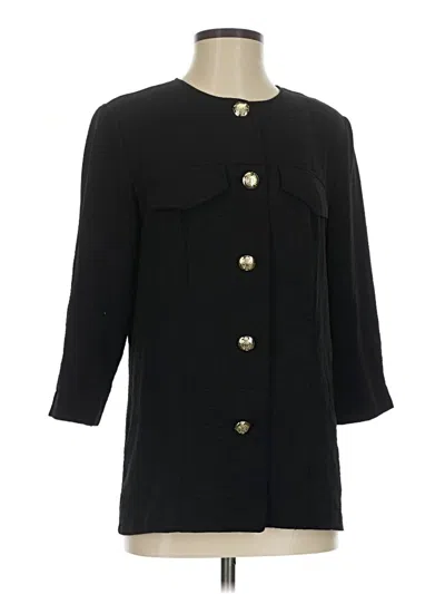 Pre-owned Nycc 3/4 Sleeve Blouse In Black