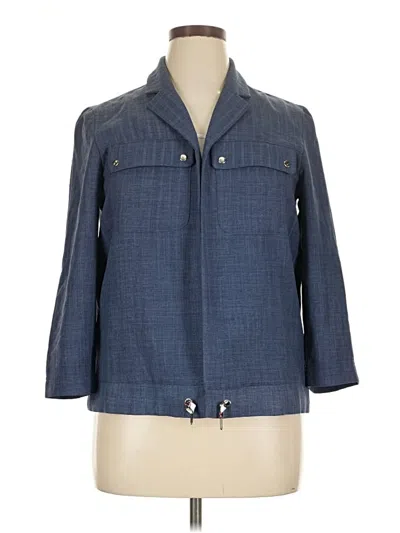 Pre-owned Nycc 3/4 Sleeve Blouse In Blue