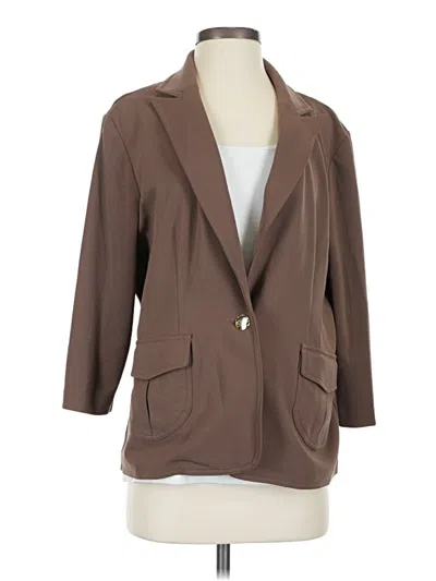 Pre-owned Nycc Blazer Jacket In Brown