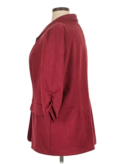 Pre-owned Nycc Blazer Jacket In Burgundy