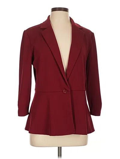 Pre-owned Nycc Blazer Jacket In Burgundy