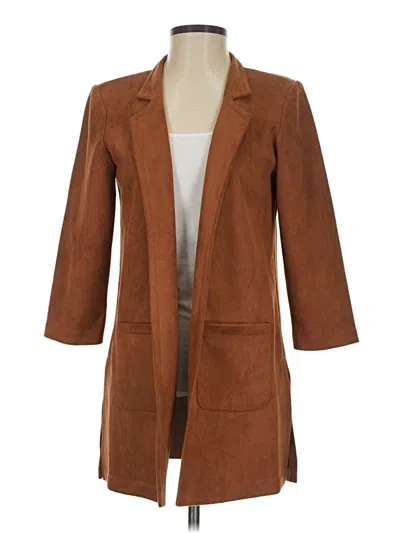 Pre-owned Nycc Coat In Brown