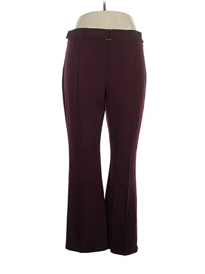 Pre-owned Nycc Dress Pants In Burgundy