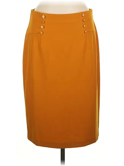 Pre-owned Nycc Formal Skirt In Orange
