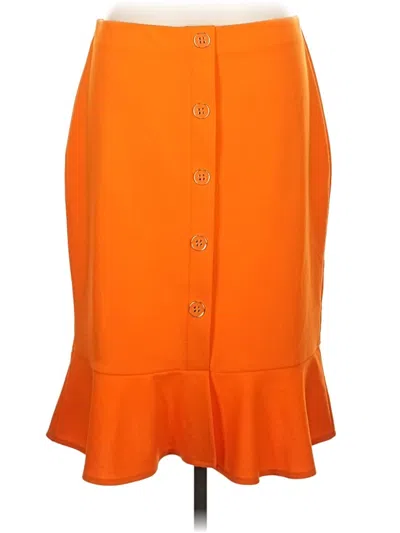 Pre-owned Nycc Formal Skirt In Orange