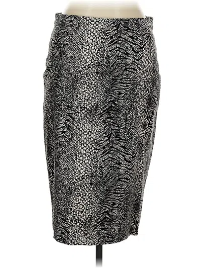 Pre-owned Nycc Formal Skirt In Silver