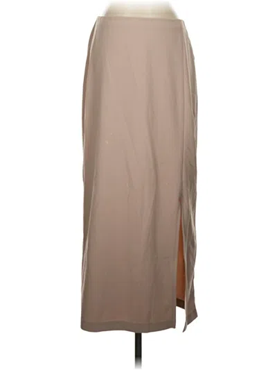 Pre-owned Nycc Formal Skirt In Tan