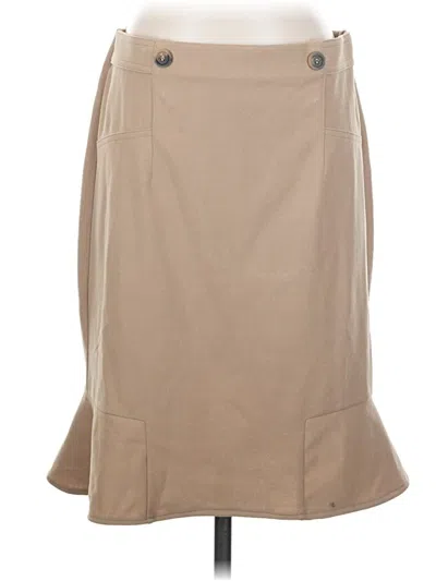 Pre-owned Nycc Formal Skirt In Tan