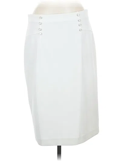 Pre-owned Nycc Formal Skirt In White