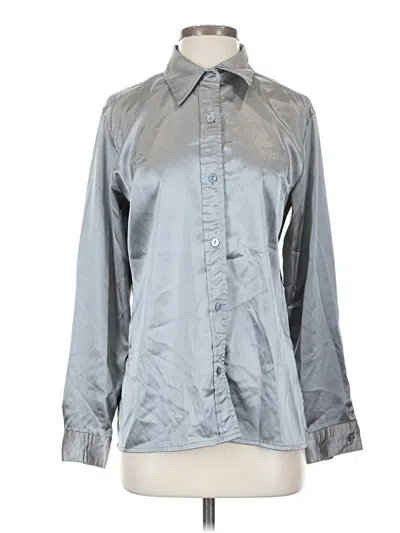 Pre-owned Nycc Long Sleeve Blouse In Silver