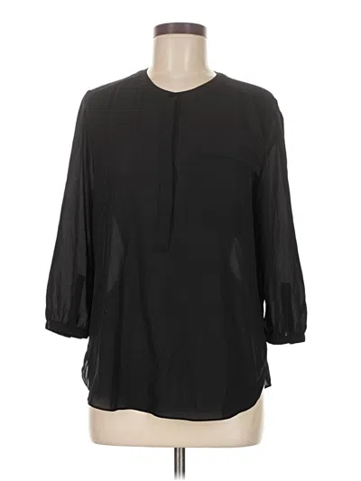 Nydj 3/4 Sleeve Blouse In Black