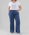 Nydj 5 Pocket Wide Leg Trouser In Astripe In Multi