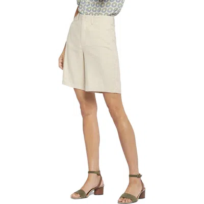 Nydj 5-pocket Womens Pocket Linen Bermuda Shorts In Multi
