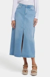 Nydj A-line Denim Maxi Skirt In Canary Beach