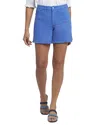 Nydj Frayed High Waist A-line Shorts