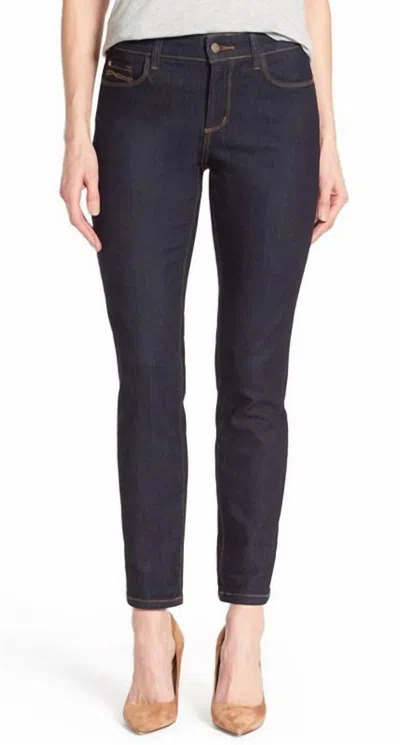 Nydj Alina Stretch Dk Enzyme Skinny Ankle Jeans In Blue In Magical
