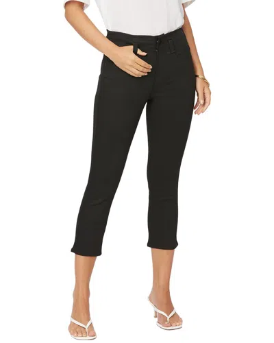 Nydj Ami Black Rinse Capri Jean In White