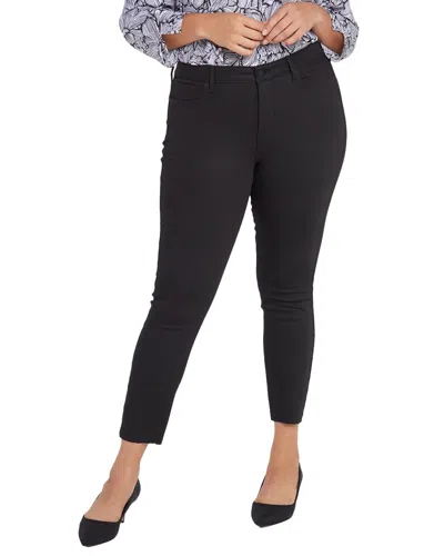 Nydj Plus Ami Black Rinse Skinny Leg Jean