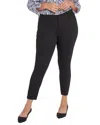 Nydj Ami Black Rinse Skinny Leg Jean In Black