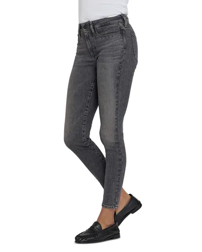 Nydj Ami High Rise Studded Skinny Jeans In Sedum In Gray