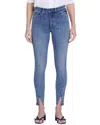 Nydj Ami High Rise Ankle Slit Skinny Jeans In Sandybeach In Multi