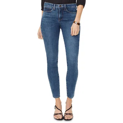 Nydj Ami Womens Denim Mid-rise Skinny Jeans In Blue