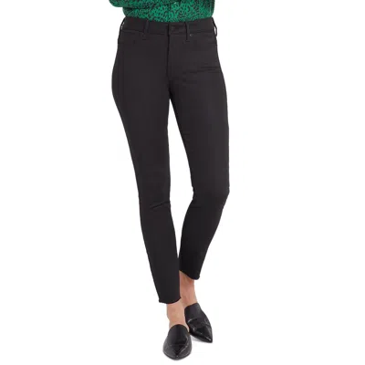 Nydj Ami Womens Mid-rise Frayed Hem Skinny Jeans In Multi