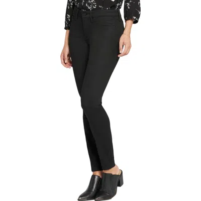 NYDJ AMI WOMENS SOLID DENIM SKINNY JEANS