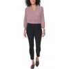 Nydj Marilyn Womens Tummy Control Denim Straight Leg Jeans In Black