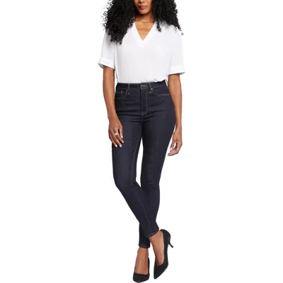 Nydj Ami Womens Tummy Slimming Denim Skinny Jeans In Black