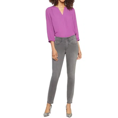 NYDJ AMI WOMENS TUMMY SLIMMING DENIM SKINNY JEANS