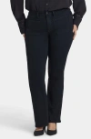 Nydj Ava Patch Pocket Flare Jeans In Blue