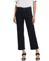 Nydj Bailey Black Straight Leg Jean