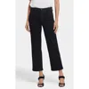 Nydj Bailey Black Straight Leg Jean In Black