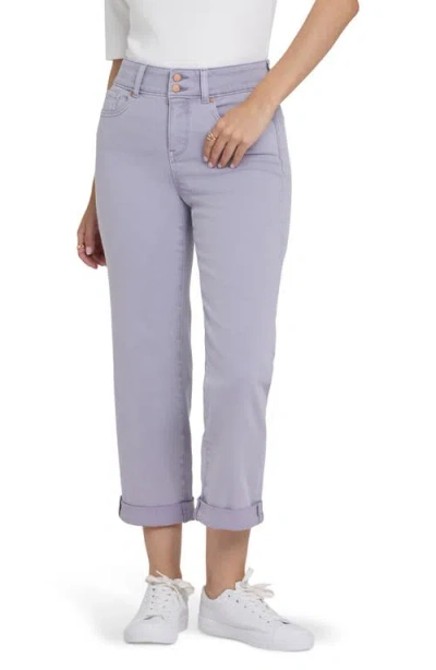 Nydj Bailey Cool Embrace® High Waist Crop Relaxed Straight Leg Jeans In Blue