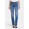 Nydj Marilyn High Waist Straight Leg Jeans In Blue Island
