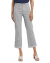 Nydj Bailey High Rise Cropped Straight Jeans In Luarca Stripe