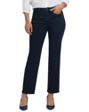 Nydj Barbara Bootcut High-rise Tummy-control Denim Jeans In Blue