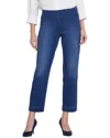 Nydj Bailey Pull-on Ankle Relaxed Straight Leg Jeans