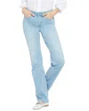 Nydj Relaxed Distressed Straight Leg Jeans